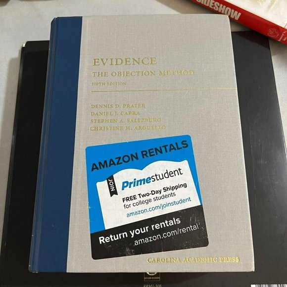 Evidence The Objection Method by Capra and‎ Prater Hardcover - Picture 1 of 13